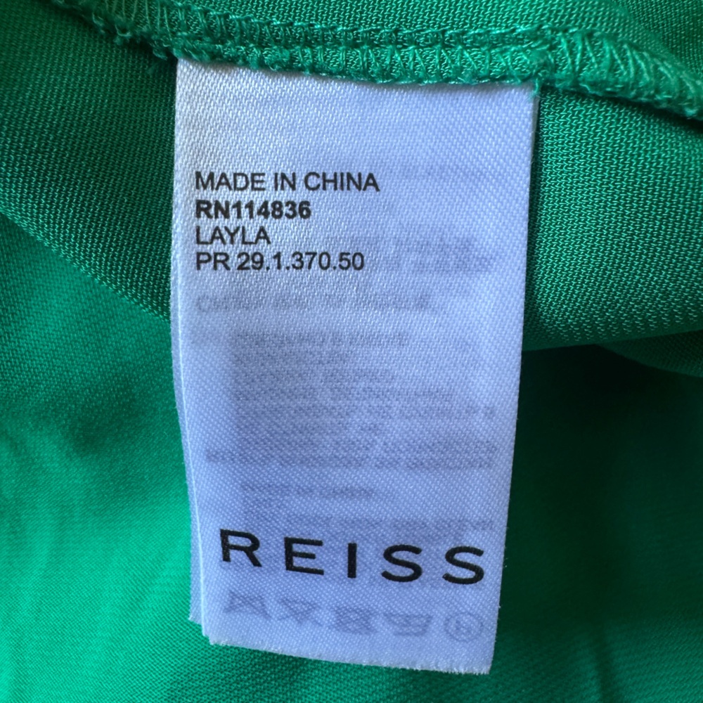 Reiss Layla Sleeveless Bodycon In Green - Picture 10 of 16
